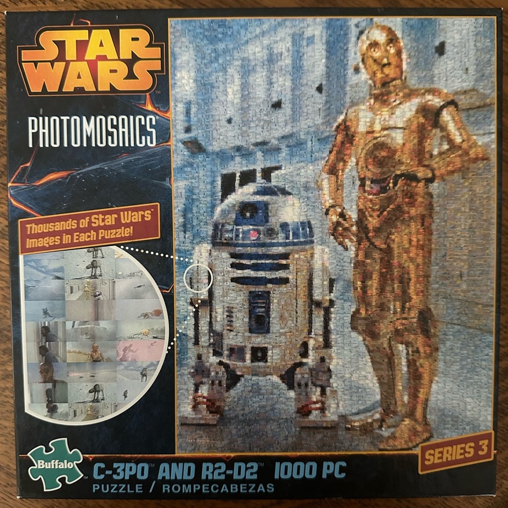 Star Wars C-3PO and R2-D2 1000 Piece Puzzle